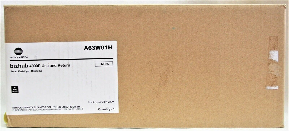 Konica Minolta TNP35 Toner Schwarz (Black) A63W01H für Bizhub 4000P