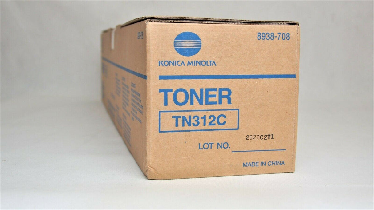 Konica Minolta 8938-708 / TN312C Toner Cyan Bizhub C300 C352 C352P