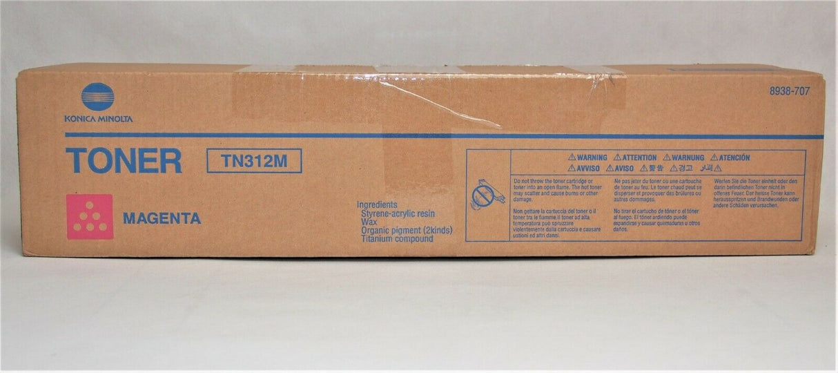 Konica Minolta 8938-707 / TN312M Toner Magenta Bizhub C300 C352 C352P