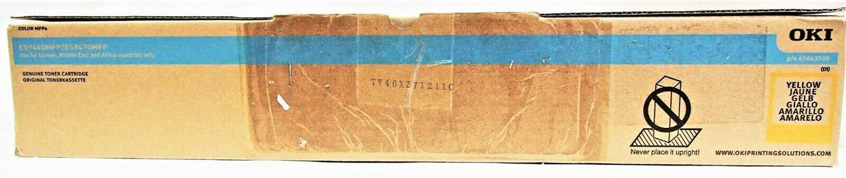 "Original OKI Gelb (Yellow) Toner 45643509 für ES 9465 9475 MFP NEU OVP