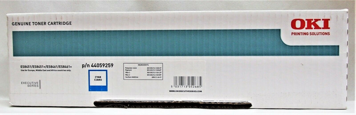 "Original OKI Cyan Toner 44059259 für ES 8451 8461