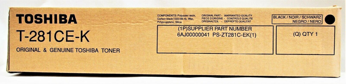 Original Toshiba T-281CE-K / 6AJ00000041 Toner Schwarz (Black) for 281C 351 45