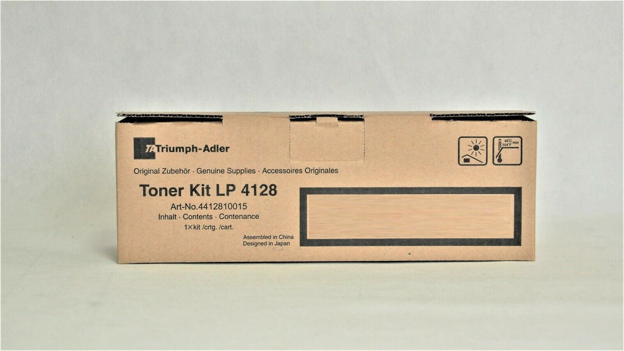 Original Triumph Adler Toner Black 4412810015 for LP 4128 NEU OVP