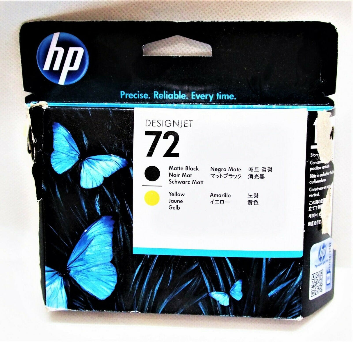 "Original HP Color LaserJet Black & Yellow Tinte 72 C9384A für T610 T620 T770 7