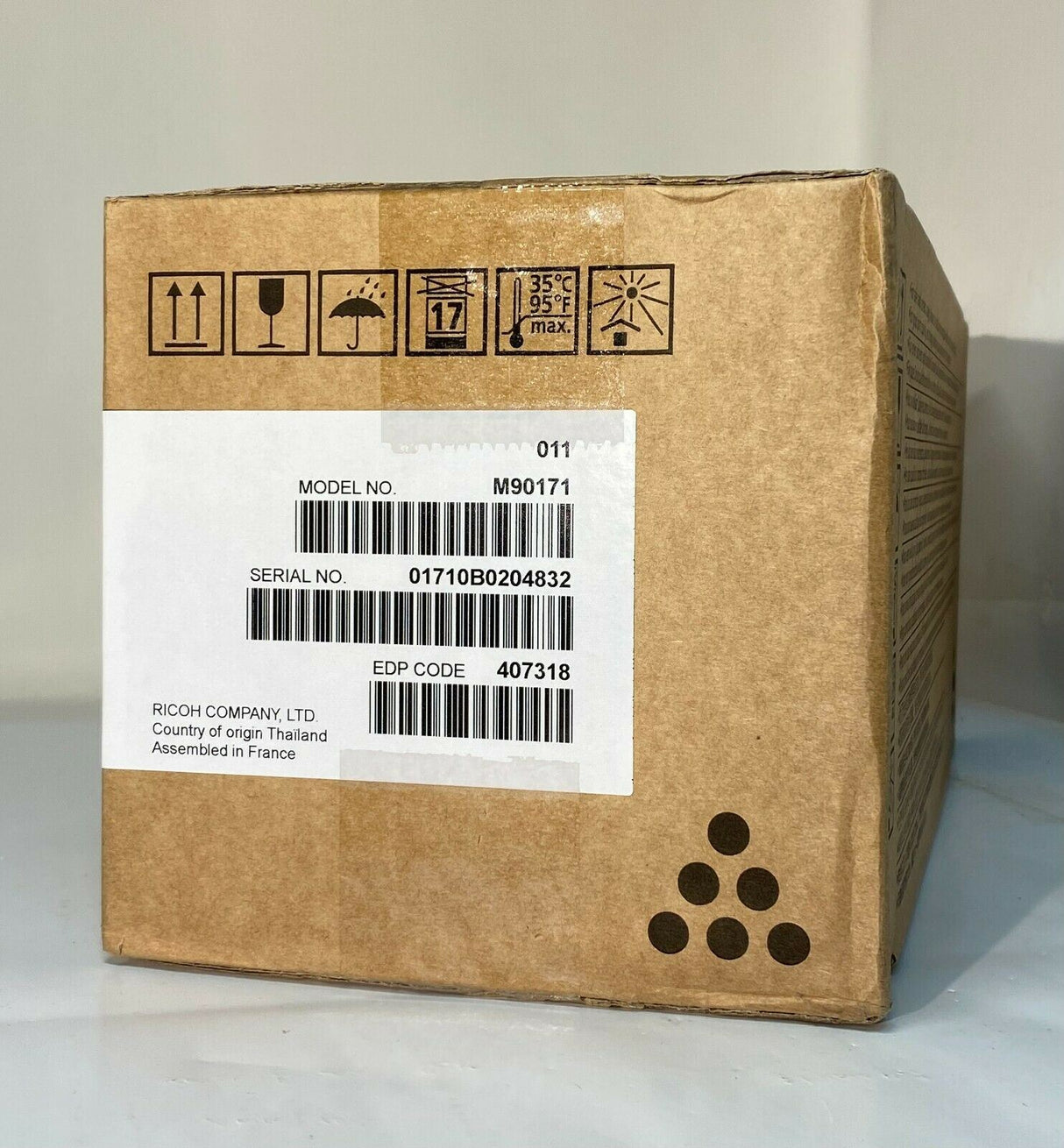 Original RICOH Toner Schwarz Black Print Cartridge 407318 for SP 4500HE NEU OVP