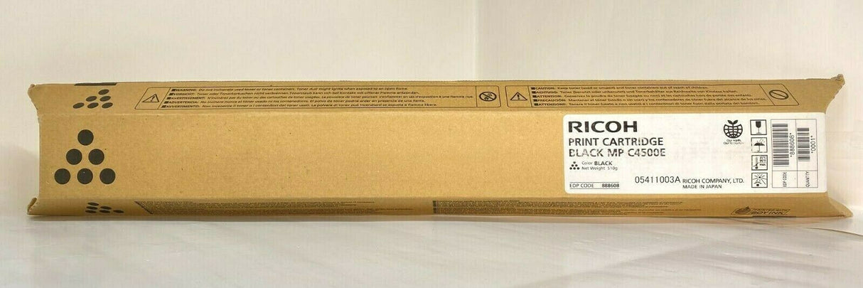 Original RICOH Toner 888608 Print Cartridge Black Schwarz MP C4500E NEU OVP