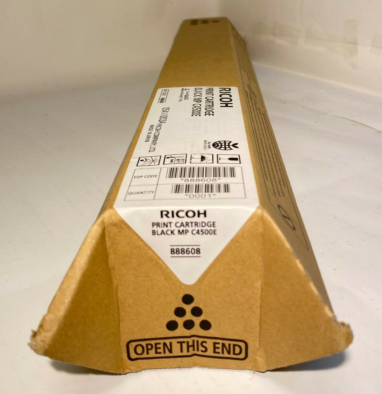 Original RICOH Toner 888608 Print Cartridge Black Schwarz MP C4500E NEU OVP