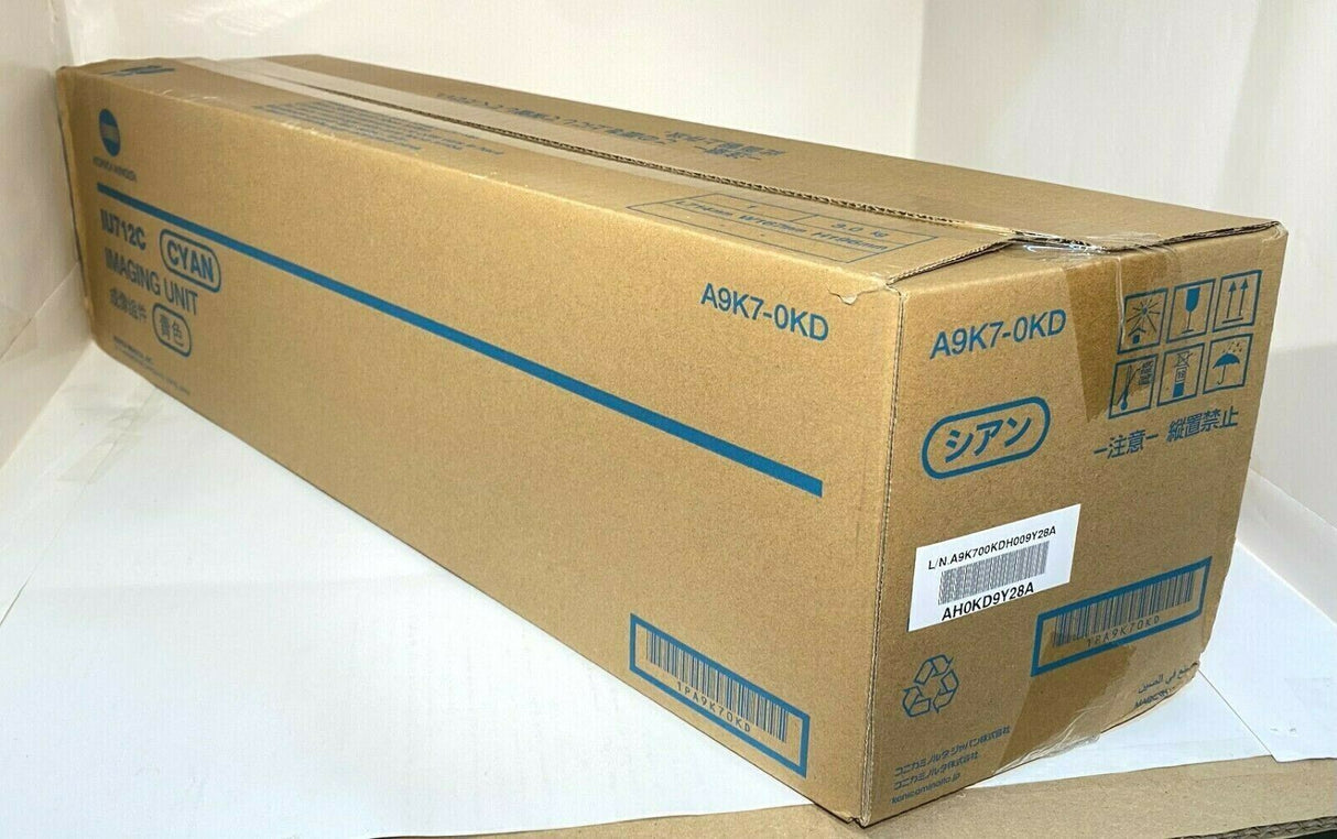 "Original Konica Minolta IU712C Imaging Unit Trommel Cyan A9K70KD für Bizhub C65