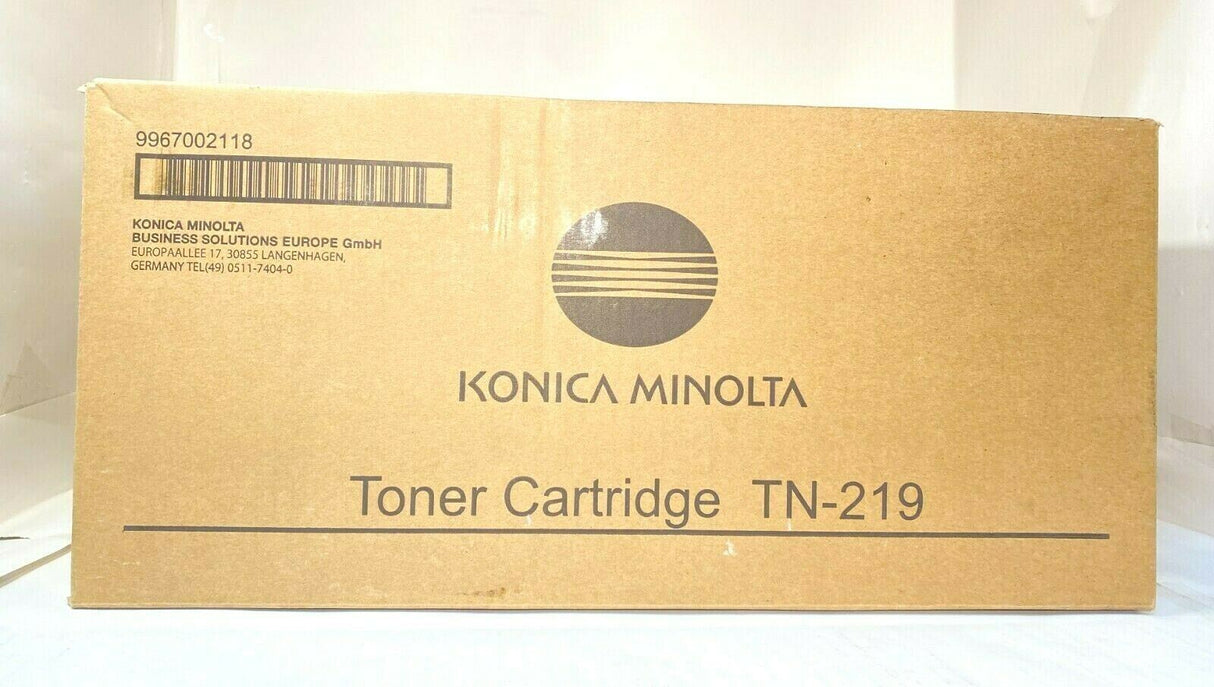 "Original Konica Minolta TN-219 Schwarz Toner TN219 9967002118 Black bizhub 25e