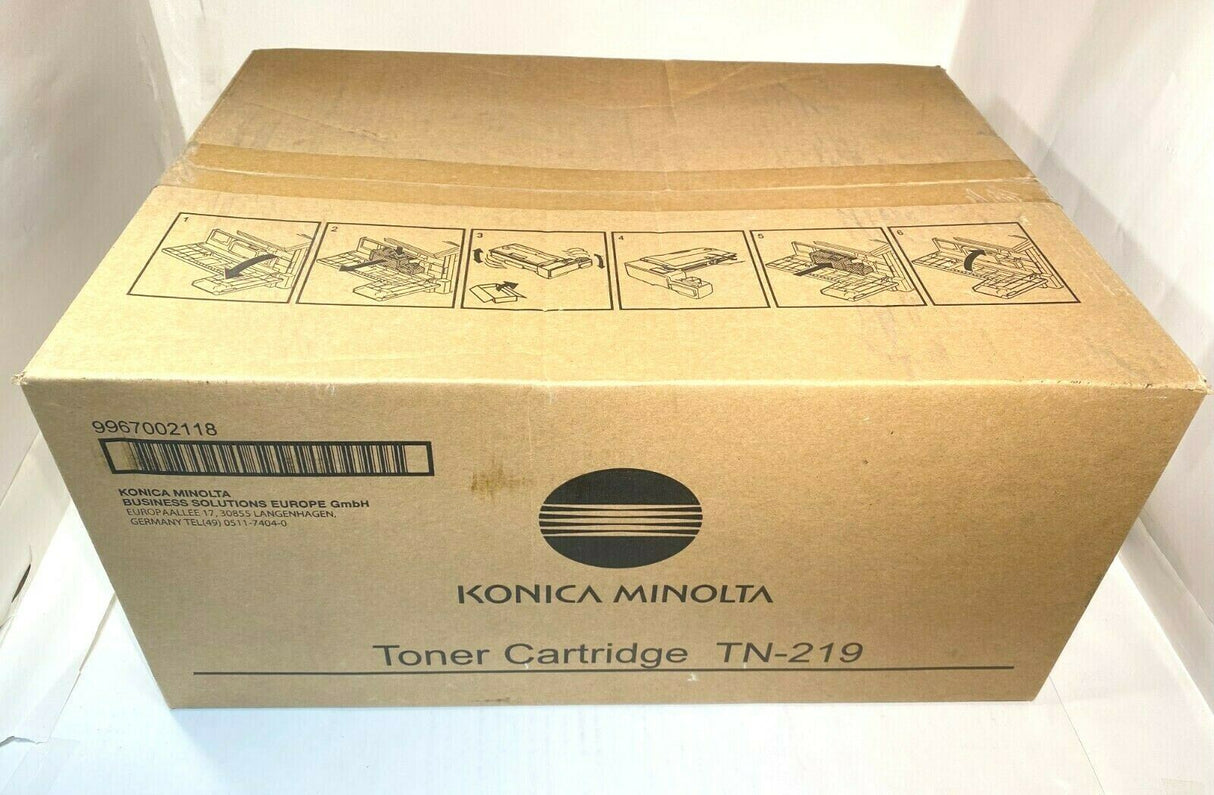 "Original Konica Minolta TN-219 Schwarz Toner TN219 9967002118 Black bizhub 25e