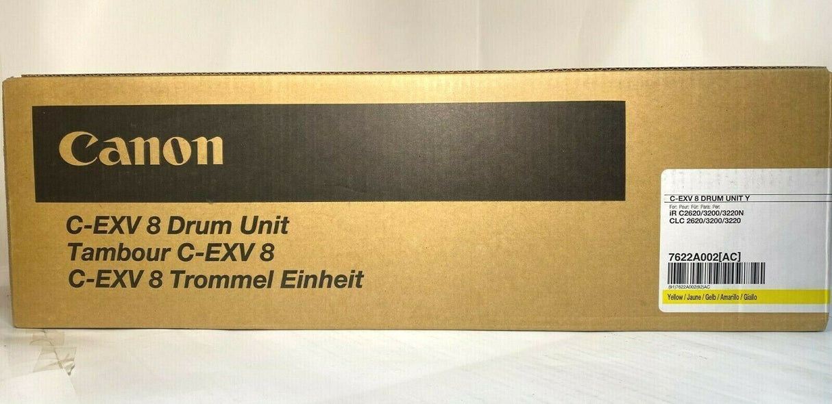 "Original Canon C-EXV8 Trommel Gelb 7622A002 für iR CLC 2620 3200 3220 NEU OVP