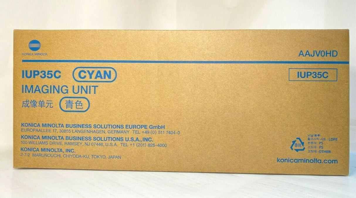 Original Konica Minolta IUP35C Cyan Imaging Unit AAJV0HD for Bizhub 3300 3350 40