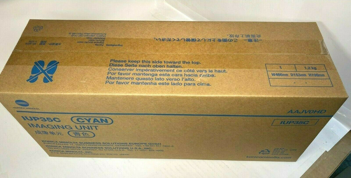 Original Konica Minolta IUP35C Cyan Imaging Unit AAJV0HD for Bizhub 3300 3350 40
