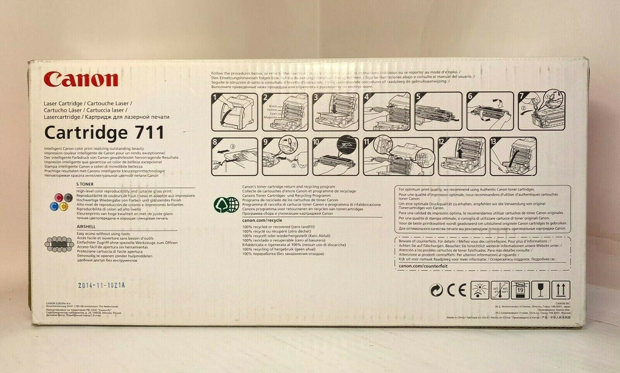 "Original CANON 711 Toner Cyan 1659B002 für LBP 5300 5360 MF 9130 9170 9220 9280