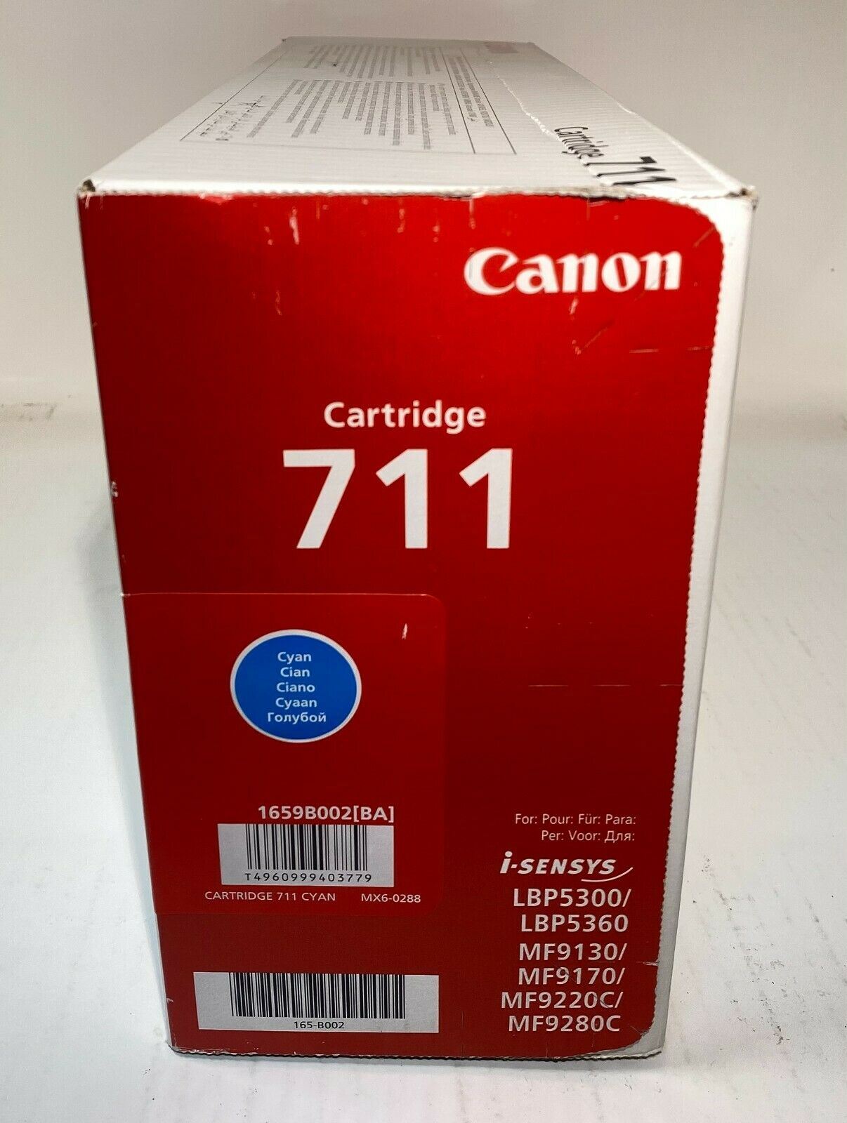 "Original CANON 711 Toner Cyan 1659B002 für LBP 5300 5360 MF 9130 9170 9220 9280