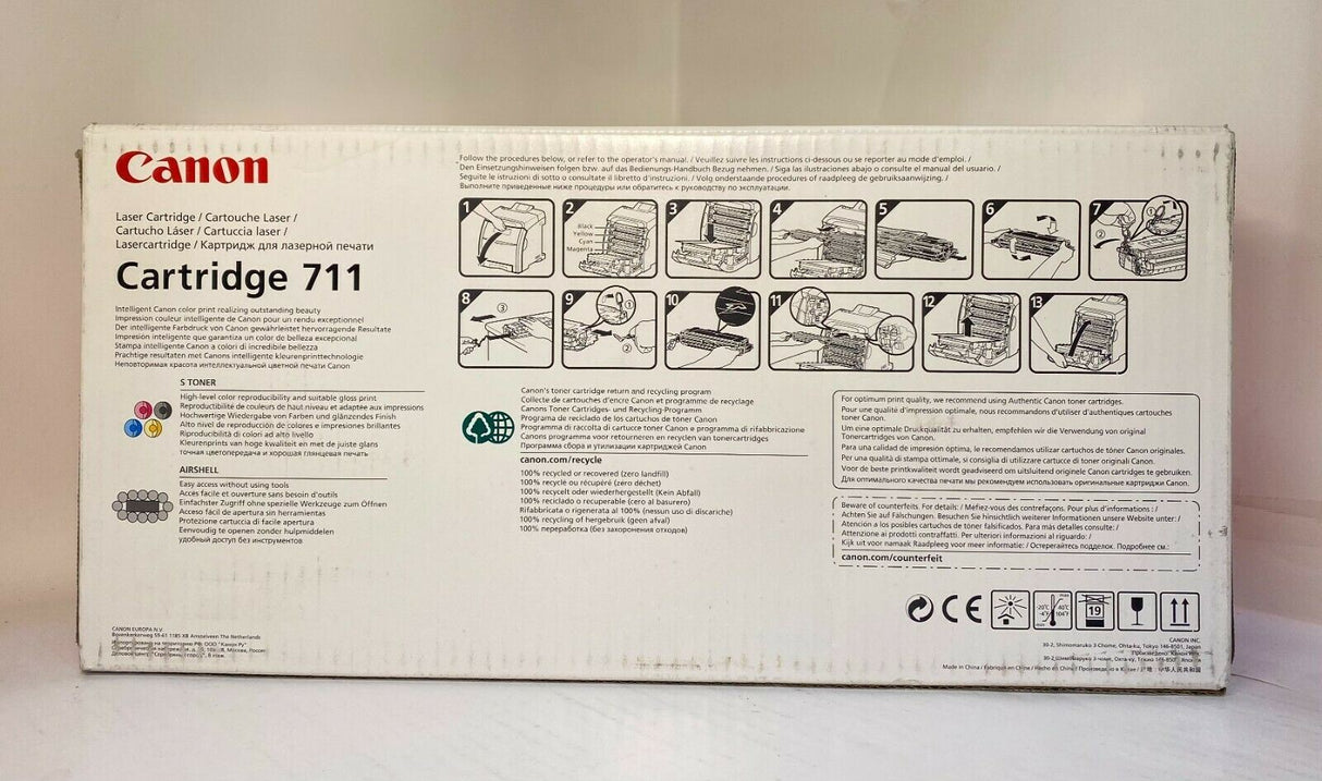 "Original CANON 711 Yellow Toner 1657B002 für LBP 5300 5360 MF 9130 9220 9280