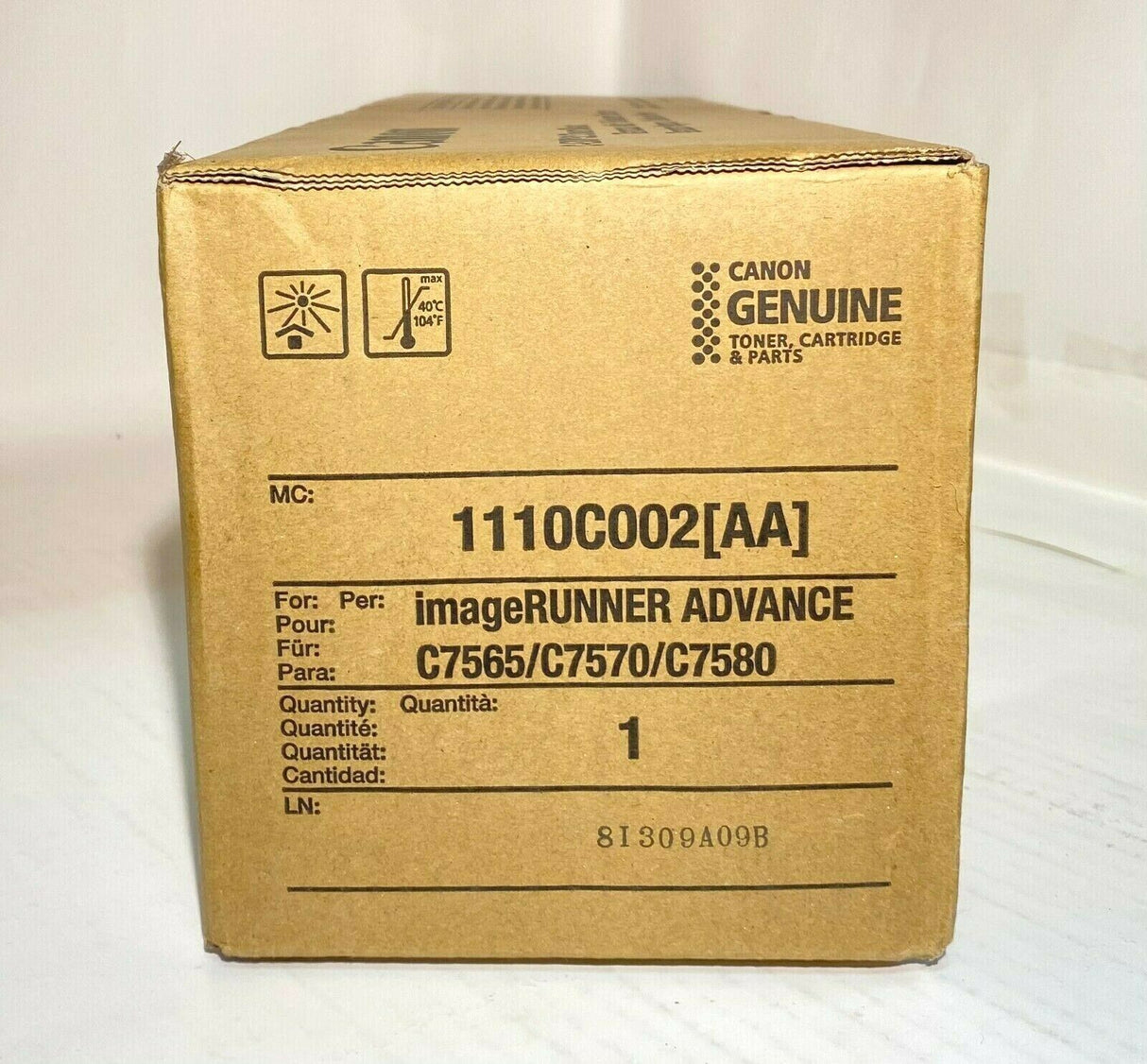 "Original CANON C-EXV52 Drum Black 1110C002 Trommel Schwarz iR Adv C7565 C7570-8