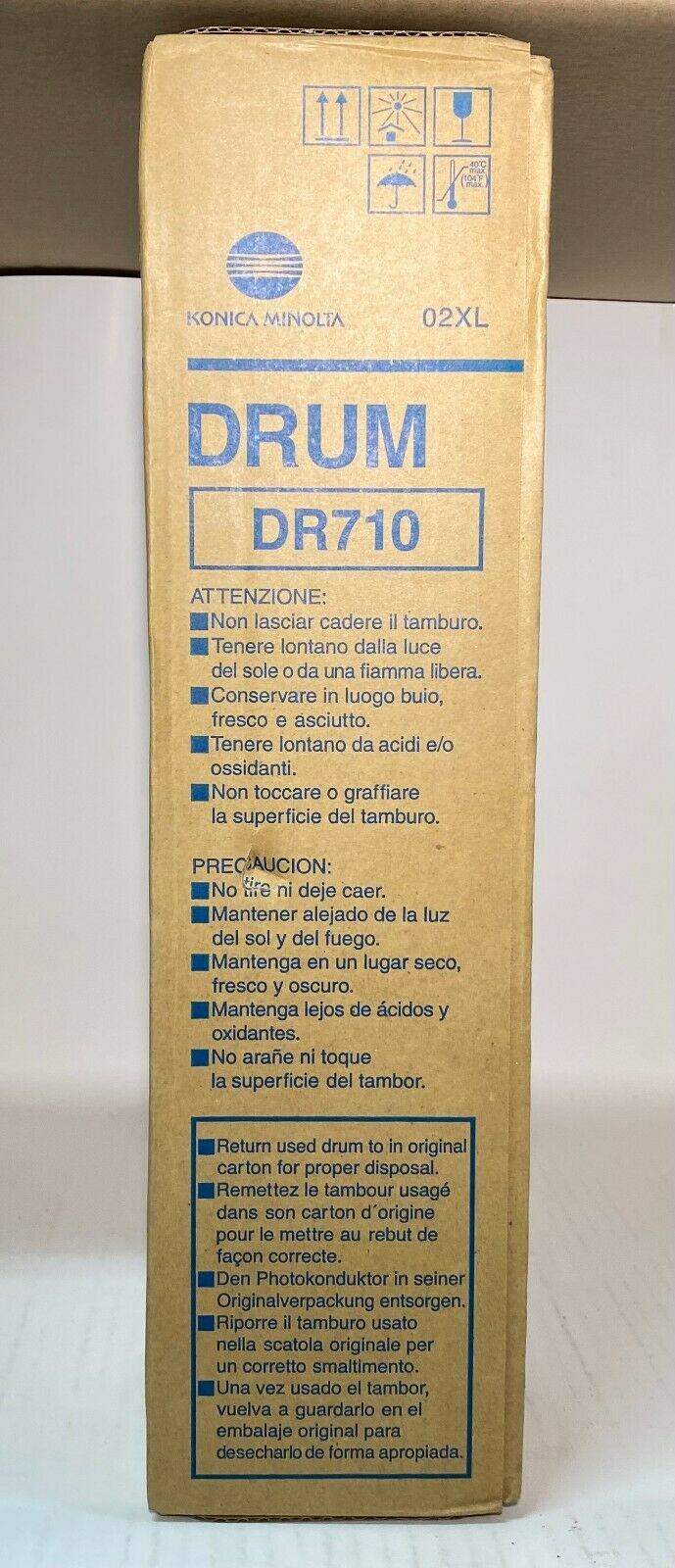 "Original Konica Minolta 02XL DR710 Drum Trommel für Bizhub 751 750 601 600 NEU