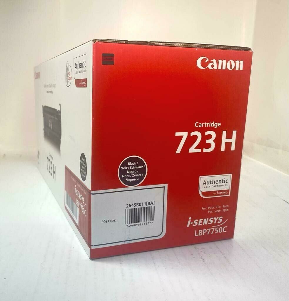 "CANON Cartridge 723H Schwarz Toner 2645B011 für i-SENSYS LBP-7750 CDN 723 H NEU