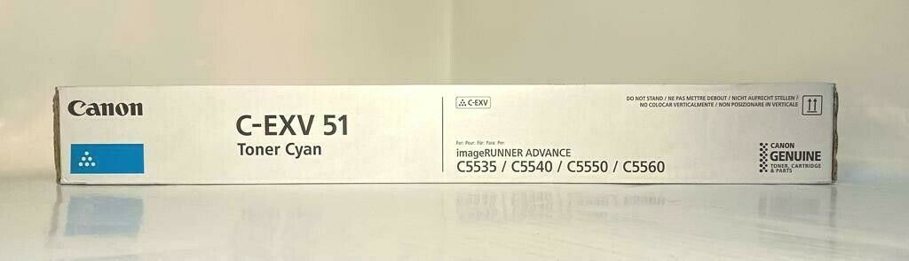 "Original Canon C-EXV51 Toner Cyan 0482C002 für iR ADVANCE C5535 NEU OVP