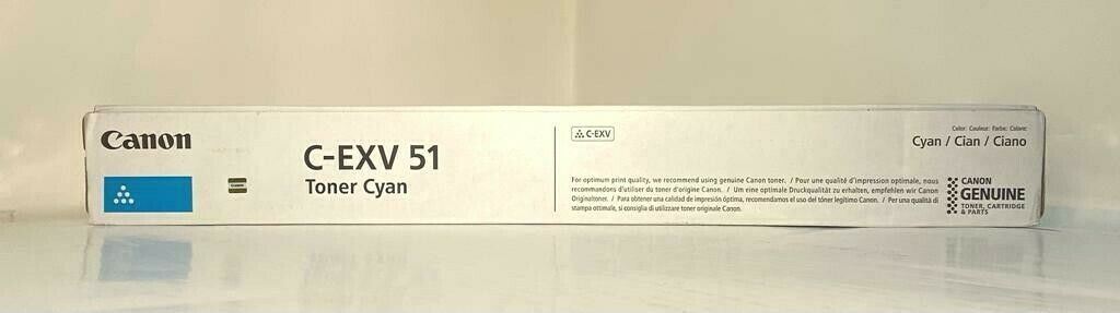 "Original Canon C-EXV51 Toner Cyan 0482C002 für iR ADVANCE C5535 NEU OVP