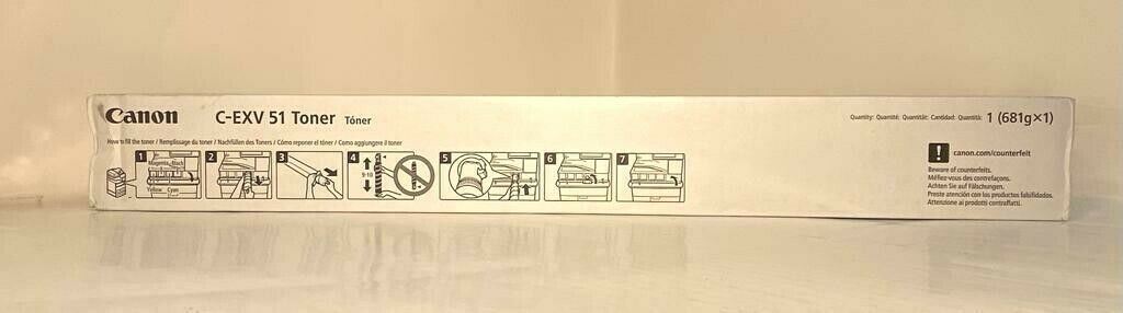 "Original Canon C-EXV51 Toner Cyan 0482C002 für iR ADVANCE C5535 NEU OVP