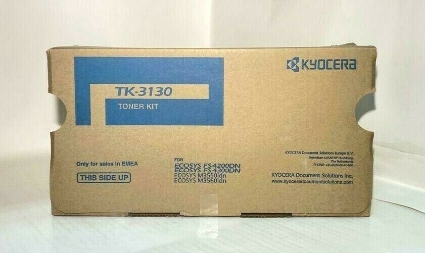 "Original Kyocera TK-3130 Toner Kit 1T02LV0NL0 Schwarz Tonerkartusche NEU TK3130