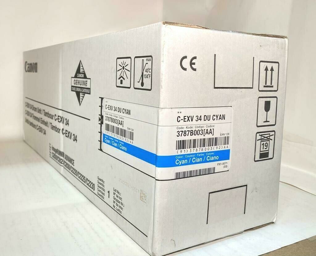 "Original CANON C-EXV34 Cyan Drum Unit 3787B003 für iR Adv C2020 C2030 C2220