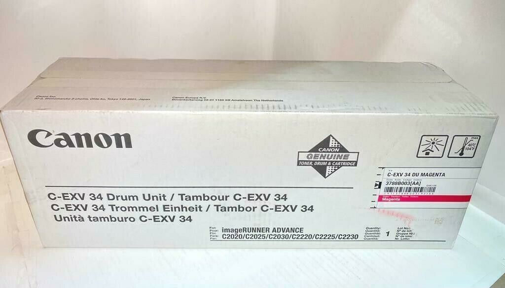 "Original CANON C-EXV34 Magenta Drum Unit 3788B003 für iR Adv C2020 C2030