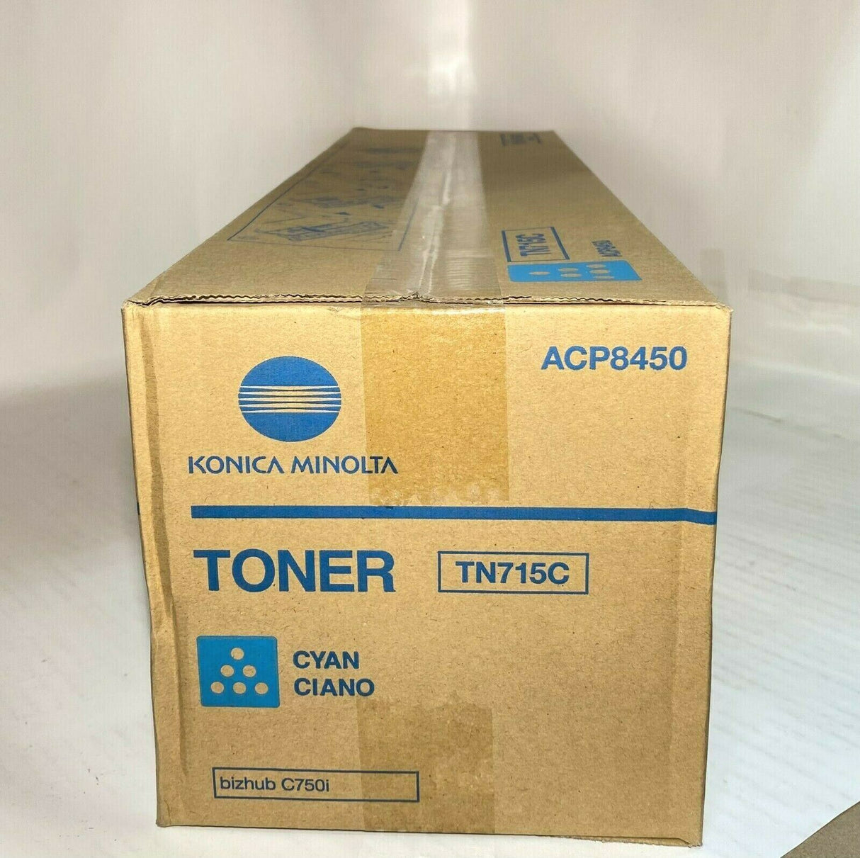 Original Konica Minolta TN715C Cyan Toner ACP8450 Yellow for Bizhub C 750 i NEU
