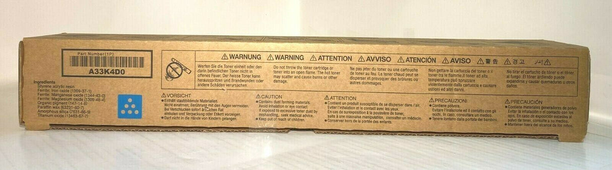 "Original Develop Cyan Toner TN321C A33K4D0 für Ineo Plus 224 284 364 NEU OVP