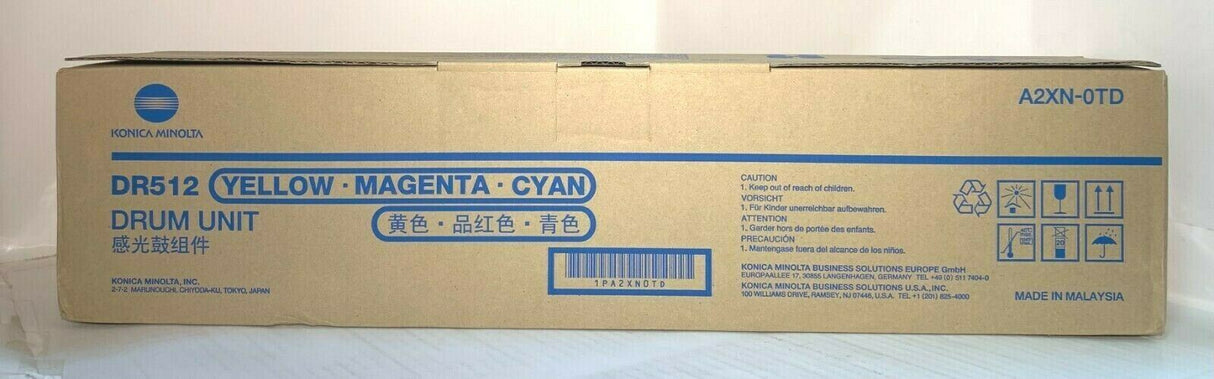 Original Konica Minolta DR512 Color Drum CMY A2XN0TD Bizhub C224 C284 C364 C554