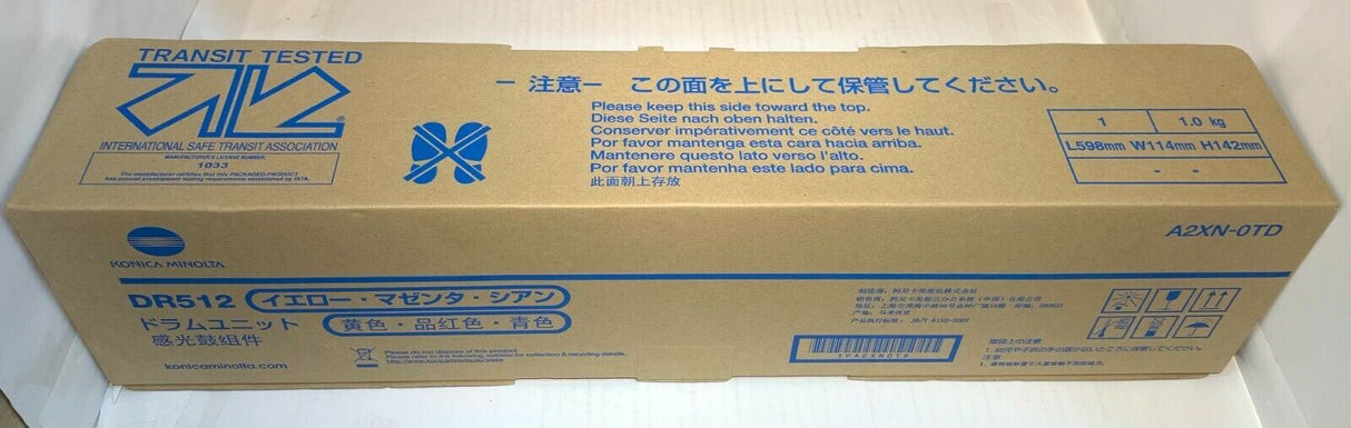 Original Konica Minolta DR512 Color Drum CMY A2XN0TD Bizhub C224 C284 C364 C554
