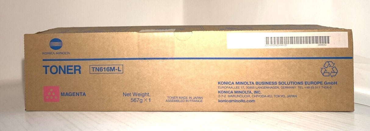 Original Konica Minolta TN616M-L Magenta Toner A1U9352 for Bizhub Pro C6000 NEU