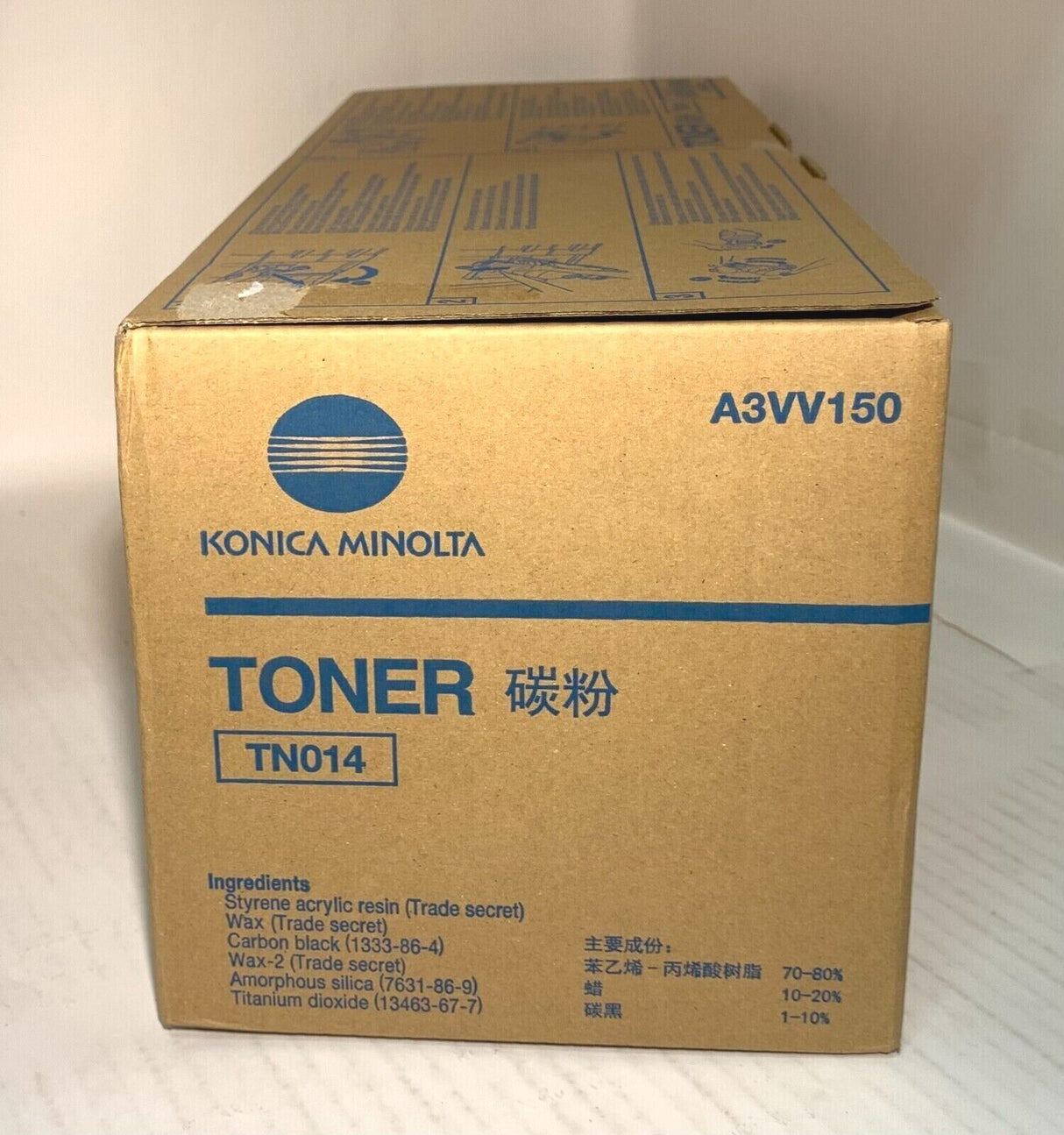 "Original Konica Minolta TN014 Black Toner A3VV150 for Bizhub 1052 1200 1250 225