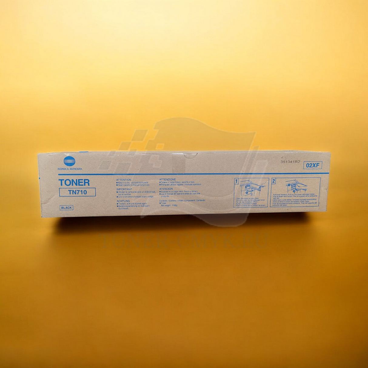 Originální černý toner Konica Minolta TN710 02XF pro Bizhub 600-750 MP1060 NEW OV