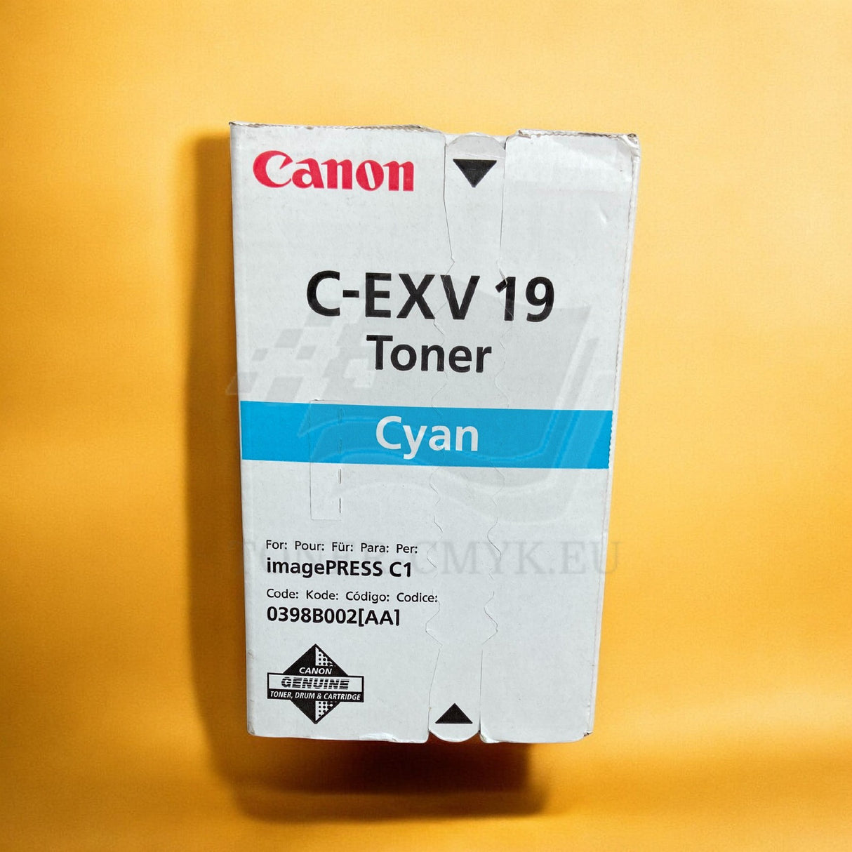 "Originele Canon C-EXV 19 Toner Cyaan 0398B002 voor imagePRESS C 1 imagePRESS C 1 P