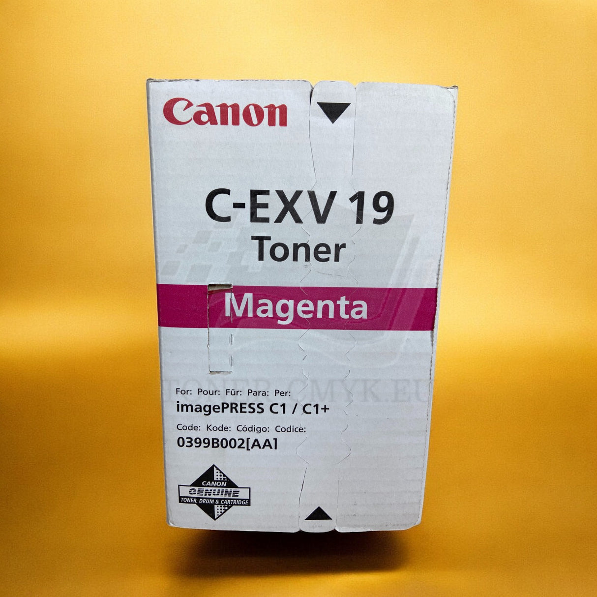 "Originele Canon C-EXV 19 Toner Magenta 0399B002 voor imagePRESS C 1 NIEUWE OVP