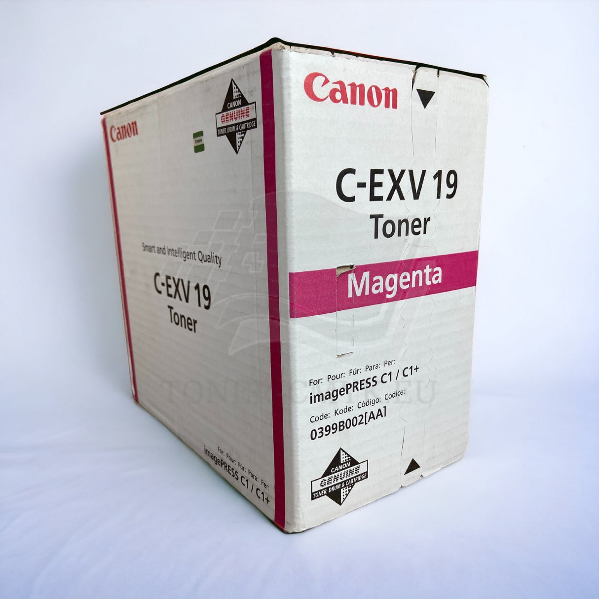 "Original Canon C-EXV 19 Toner Magenta 0399B002 f r imagePRESS C 1 NEU OVP