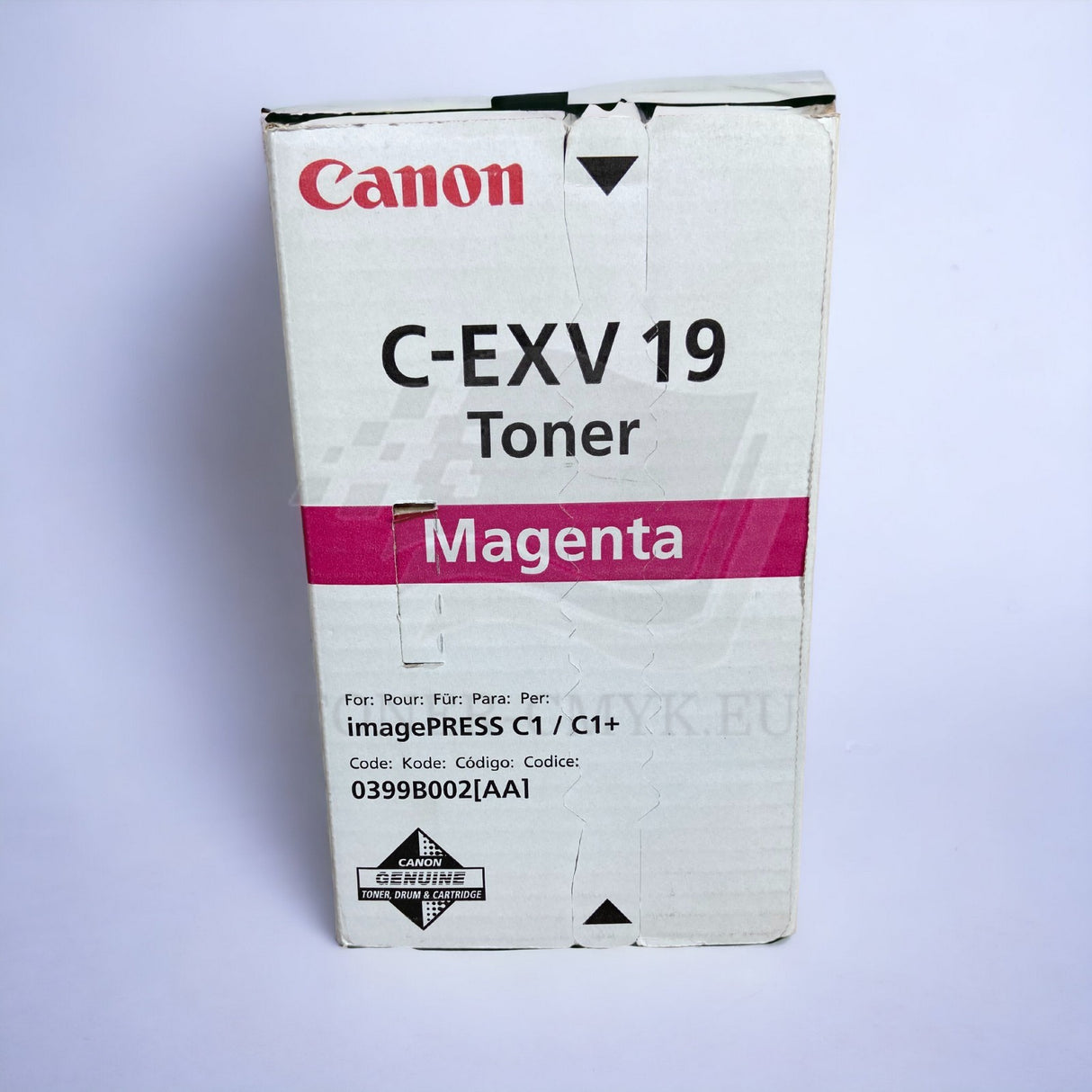 "Original Canon C-EXV 19 Toner Magenta 0399B002 f r imagePRESS C 1 NEU OVP