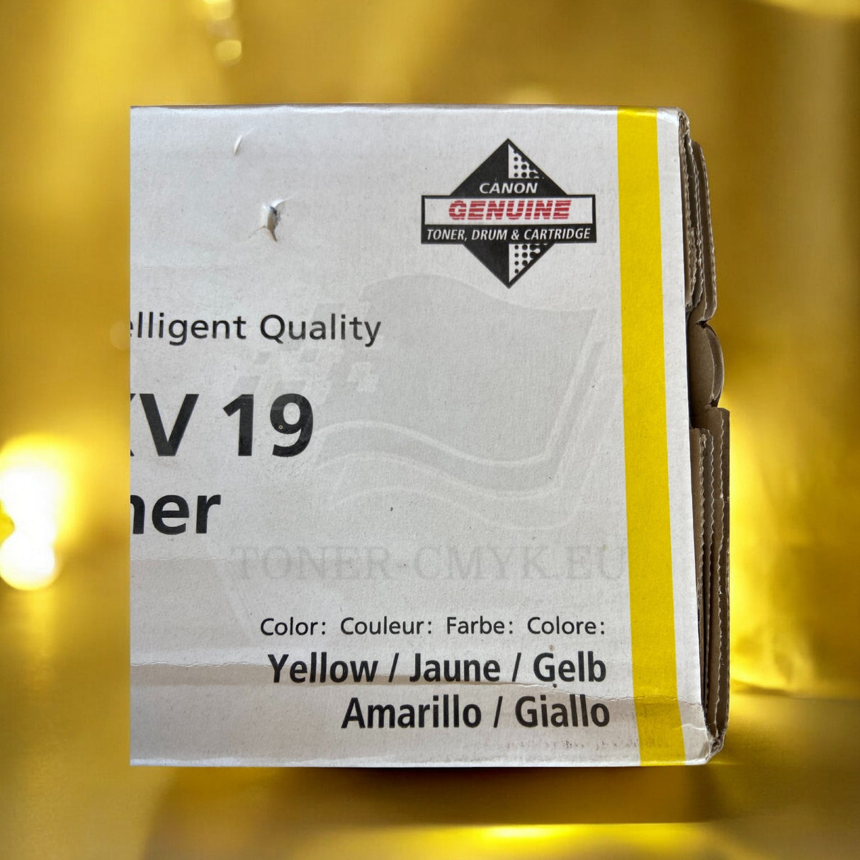 "Originele Canon C-EXV 19 Toner Geel 0400B002 voor imagePRESS C 1 imagePRESS C 1