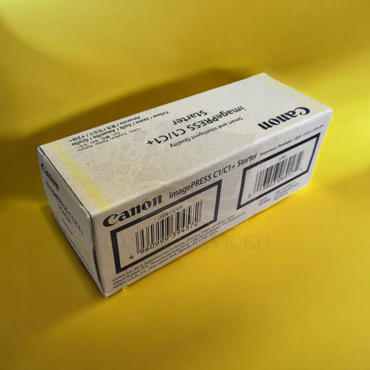 "Original Canon C-EXV 19 Starter Yellow 0404B001 ImagePress C1 C1Plus NEU OVP