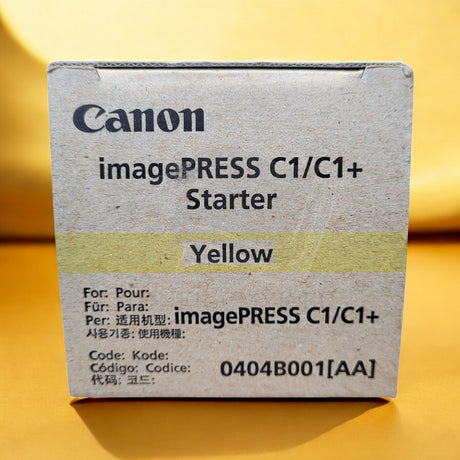 "Originele Canon C-EXV 19 Starter Geel 0404B001 ImagePress C1 C1Plus NEU OVP