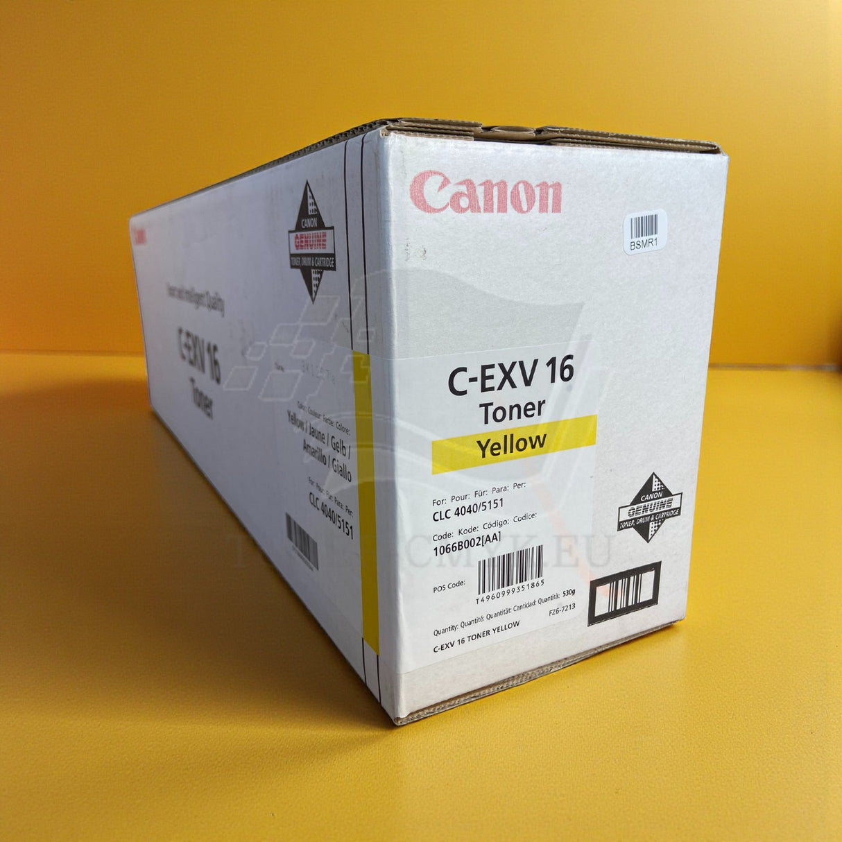 Original Canon C-EXV16 Toner Gelb 1066B002 for CLC 4040 CLC 5151 Neu OVP