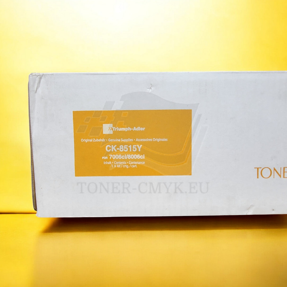 Toner d'origine Triumph Adler CK8515Y jaune 1T02NHATA0 pour TA 7006ci 8006ci nouveau ^