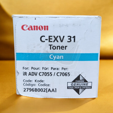 OriginalCanon C-EXV 31 Toner Cyan 2796B002 IRAdvance C 7055 IRAdvance C 7065 NEU