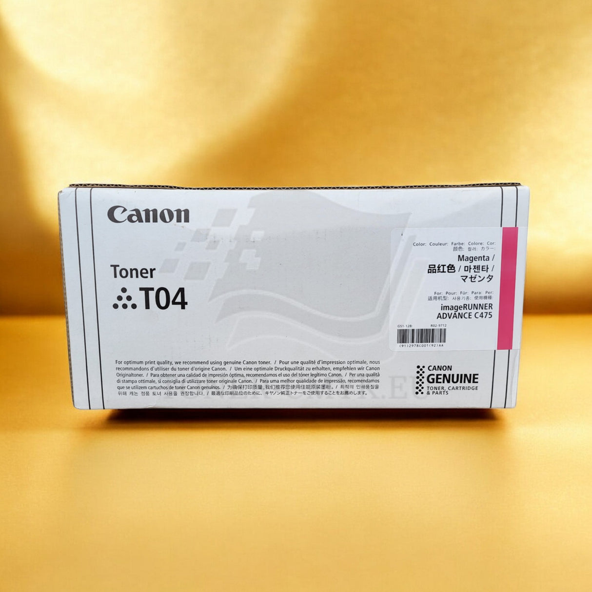 Originální purpurový toner Canon 2978C001 T04 pro imageRUNNER ADVANCE C475 NOVINKA