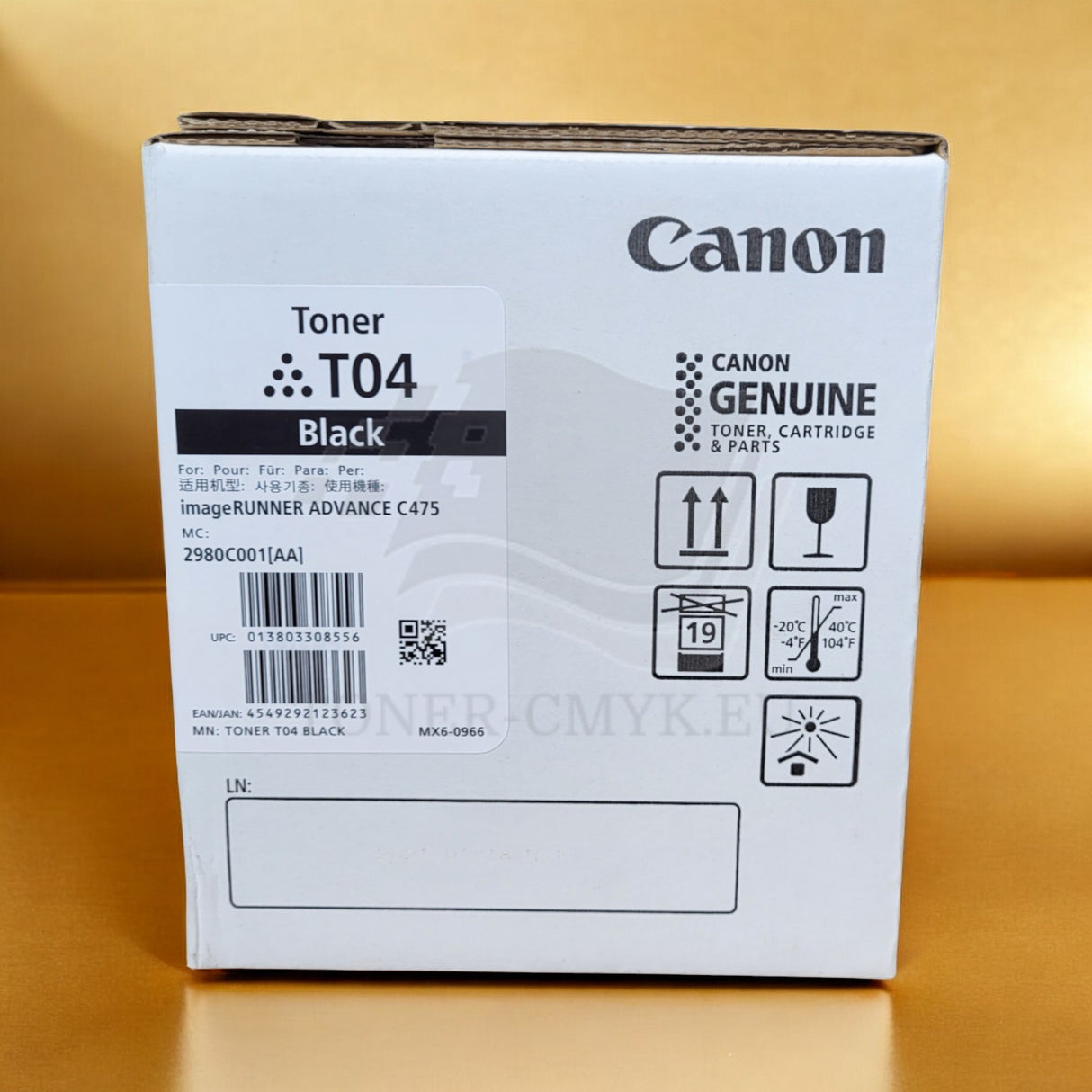 Origineel Canon 2980C001 T04 zwarte toner zwart voor imageRUNNER ADVANCE C475 NIEUW