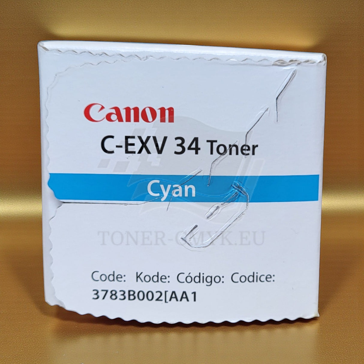 "Originele Canon C-EXV34 Cyaan Toner 3783B002 f. iR ADVANCE C2020 usw. C-EXV34C NE