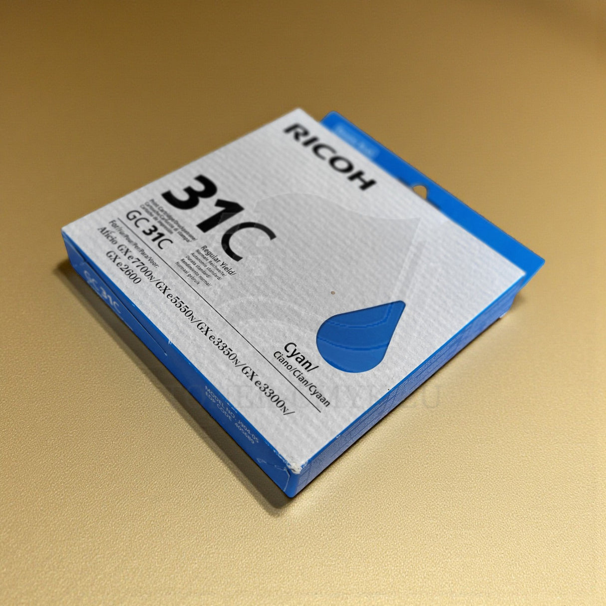 'Original Ricoh Toner Cyan 405689 Lainer GX e 3300N, Lainer GX e 3350N NEU OVP